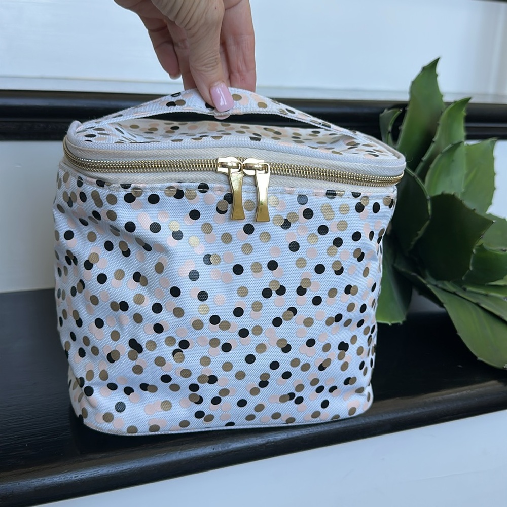 Polka Dot Cosmetic Bag